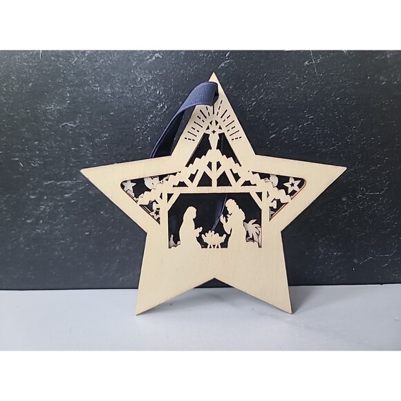 Nativity Scene Christmas Ornament - Picture 4 of 10